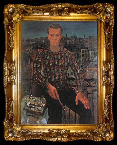 framed  Christopher Wood Self portrait, ta009-2